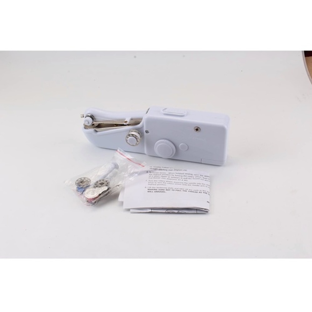 Handheld Single-Thread Sewing Machine, White - Picture 7 of 10